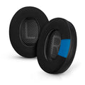 Hybrid Replacement Earpads for Bose QuietComfort 35 (QC35) Wireless Headphones, Soft Gel, Breathable Fabric w/ PU Leather & Memory Foam