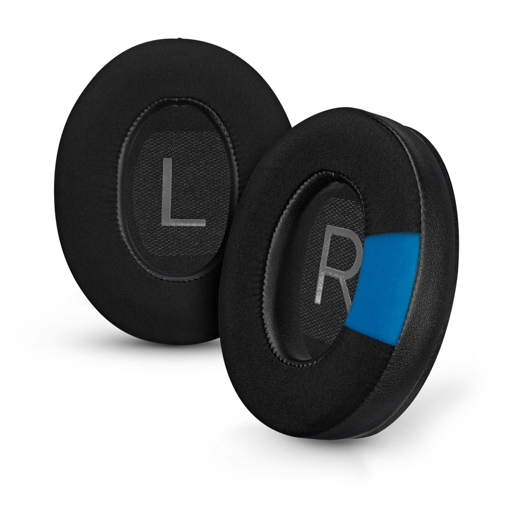 Hybrid Replacement Earpads for Bose QuietComfort 45 (QC45) Wireless Headphones, Soft Gel, Breathable Fabric w/ PU Leather & Memory Foam, Extra Comfort
