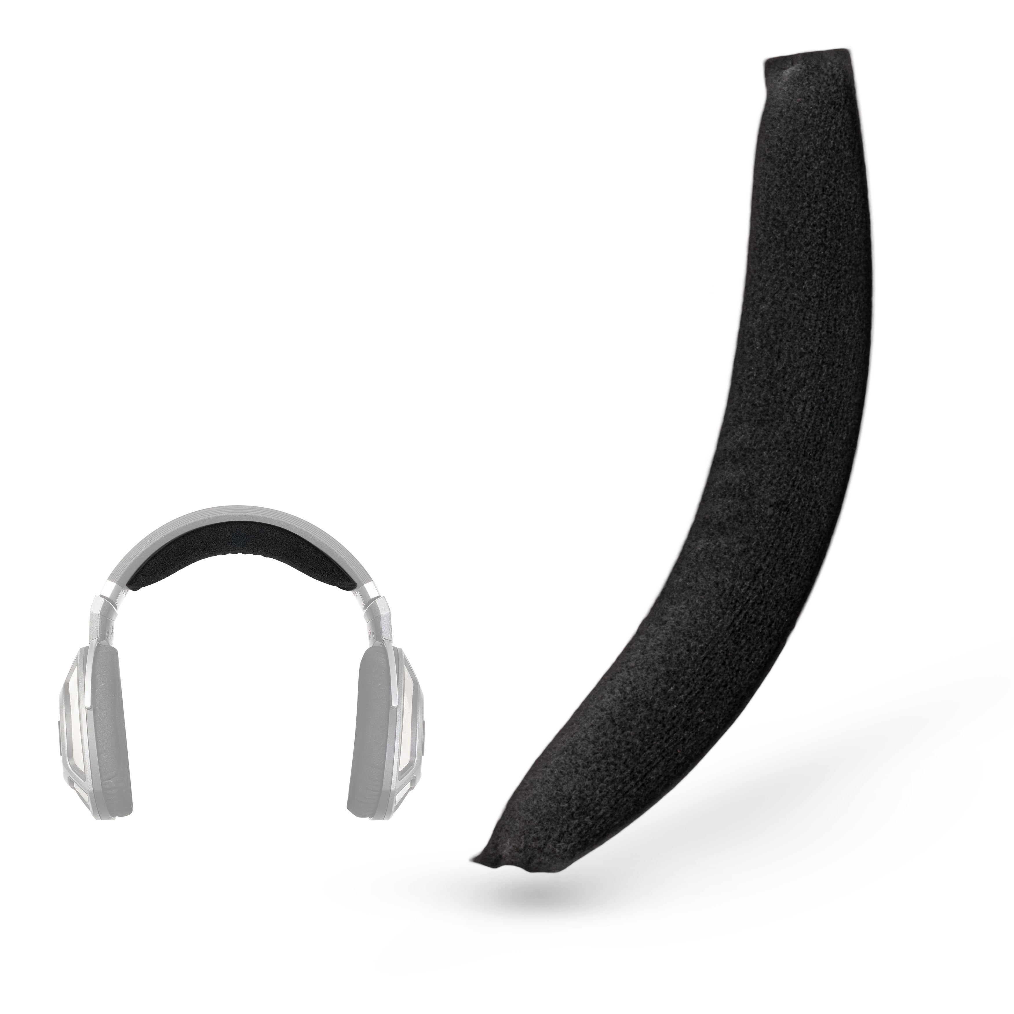 Replacement Soft Velour Headband for SENNHEISER HD700 Headphones - Headset Top Cushion Pad - Easy Slide-In Install, Restore Comfort & Fit