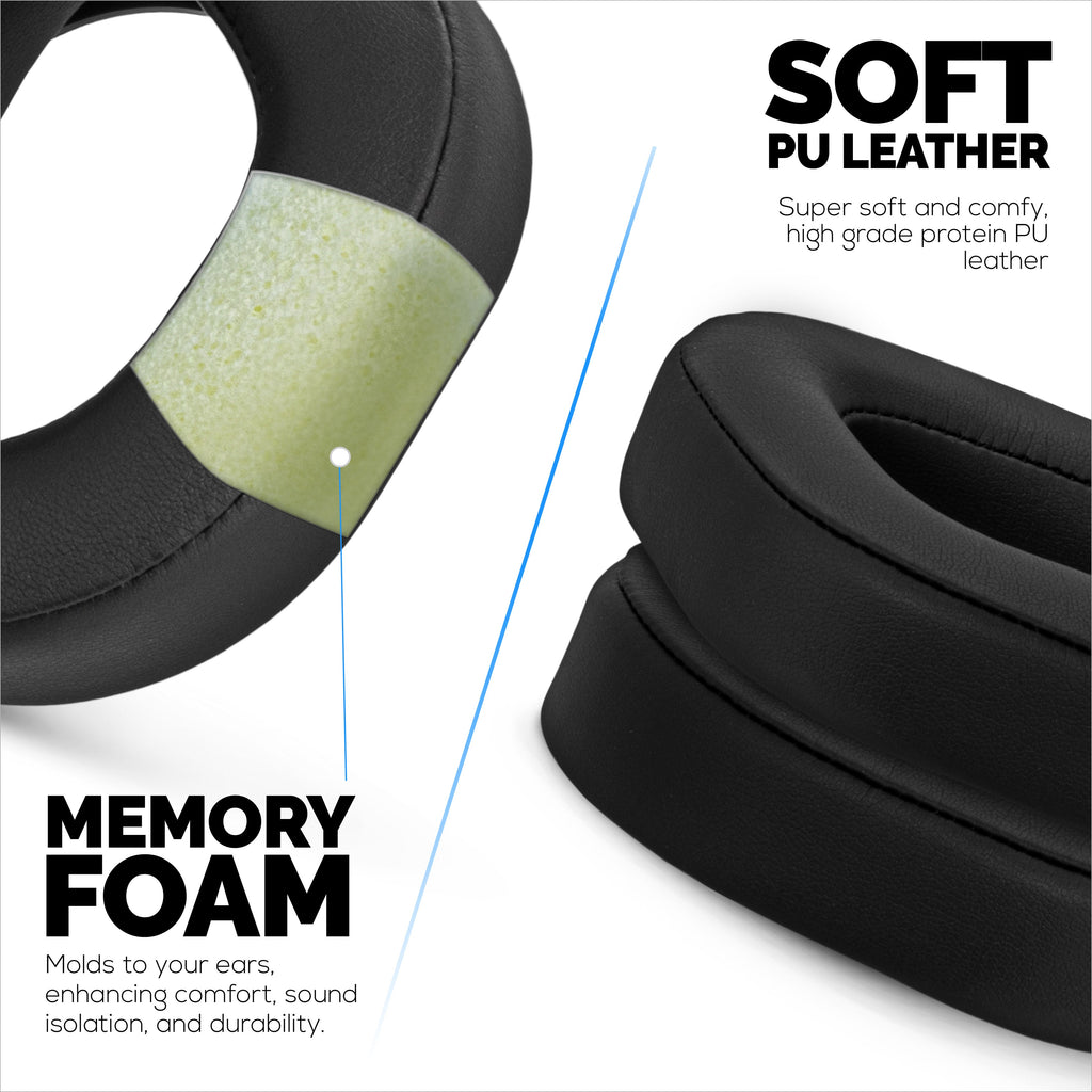 Replacement Earpads for TurtleBeach Stealth 700 Gen 2 & Stealth 700 Gen 2 MAX Wireless Headsets. Soft PU Leather with High Grade Memory