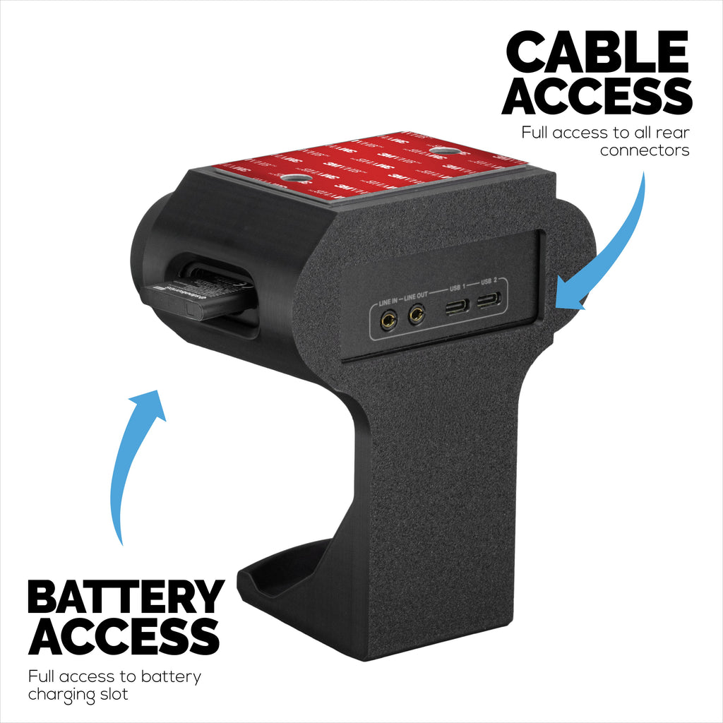 Under Desk Mount & Game Controller Hanger for SteelSeries Arctis Nova Pro Wireless Base Station