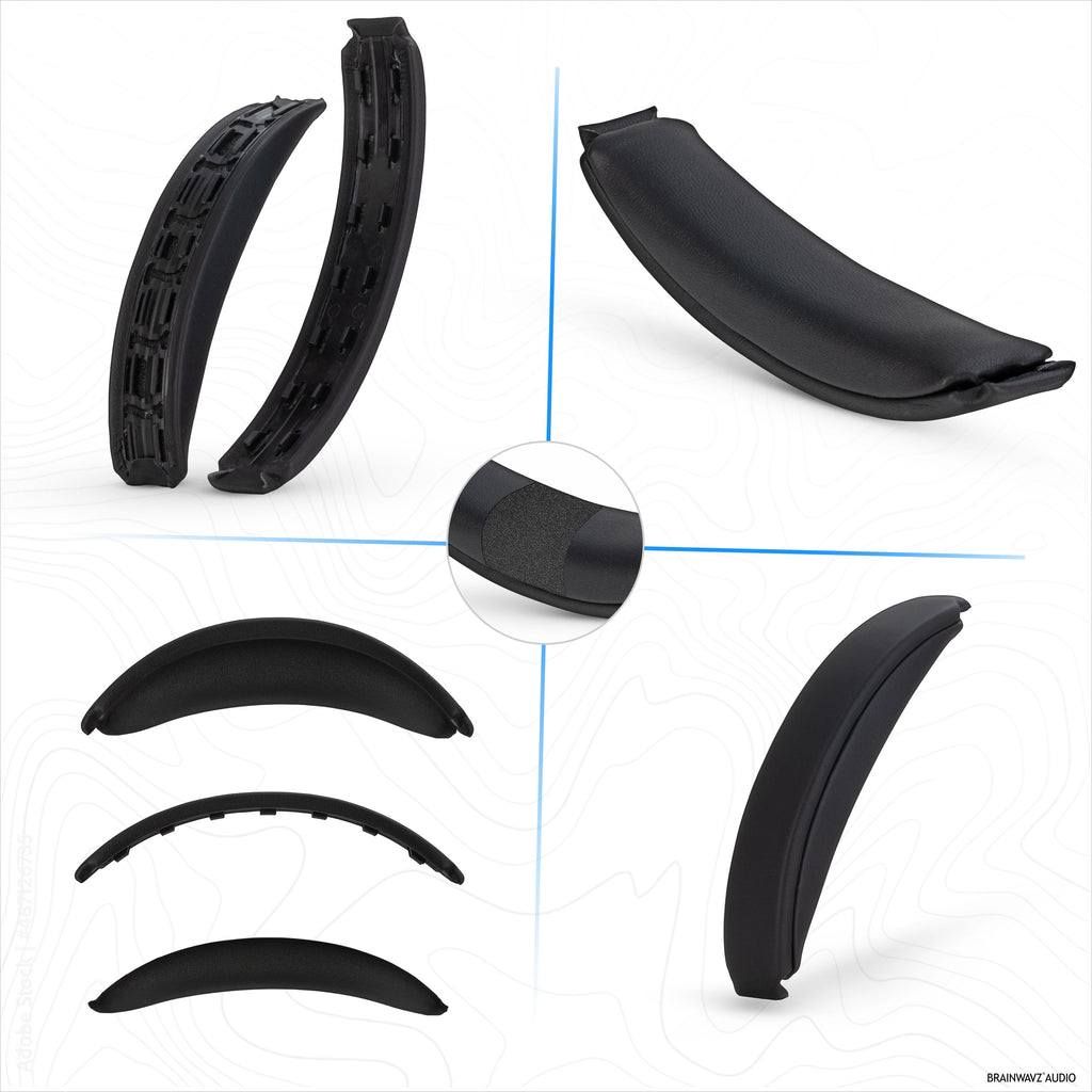 Replacement PU Leather Headband for Bose QuietComfort QC45, QCSC, QC Wireless Headphones - Headset Top Cushion Pad - Restore Comfort & Fit