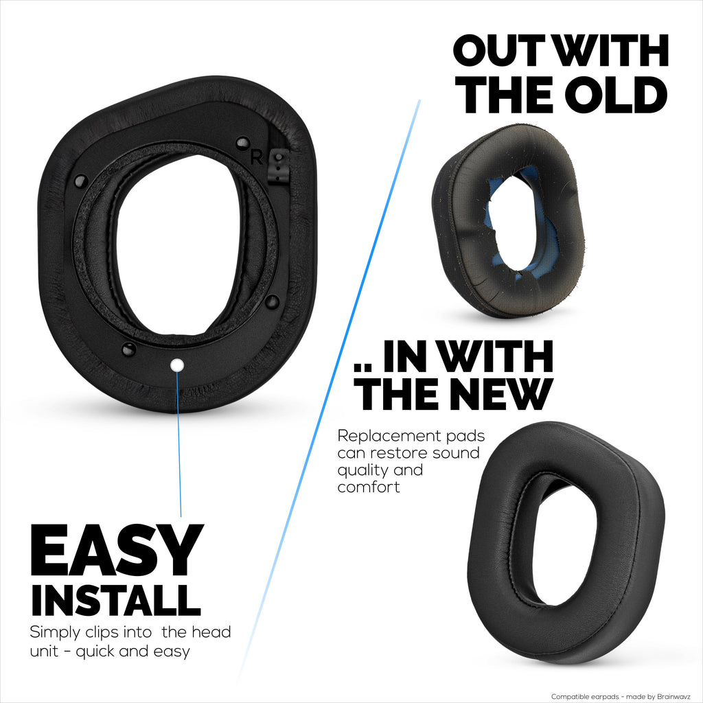Replacement Earpads for TurtleBeach Stealth 700 Gen 2 & Stealth 700 Gen 2 MAX Wireless Headsets. Soft PU Leather with High Grade Memory