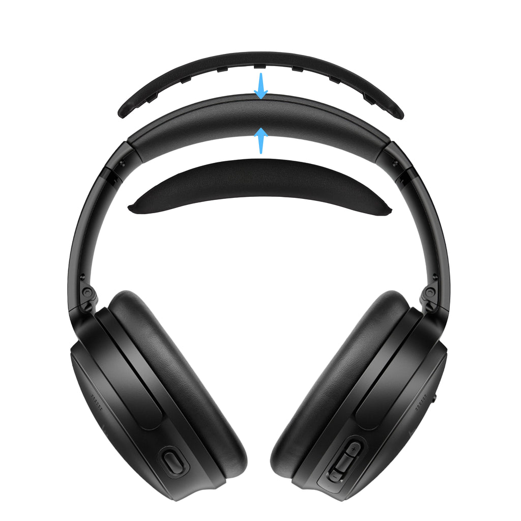 Replacement PU Leather Headband for Bose QuietComfort QC45, QCSC, QC Wireless Headphones - Headset Top Cushion Pad - Restore Comfort & Fit