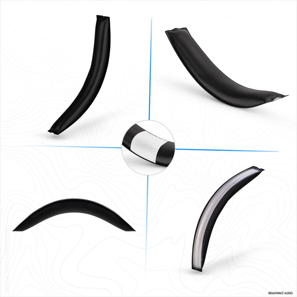 Replacement PU Leather Headband for SENNHEISER HD700 Headphones - Headset Top Cushion Pad - Easy Slide-In Install, Restore Comfort & Fit