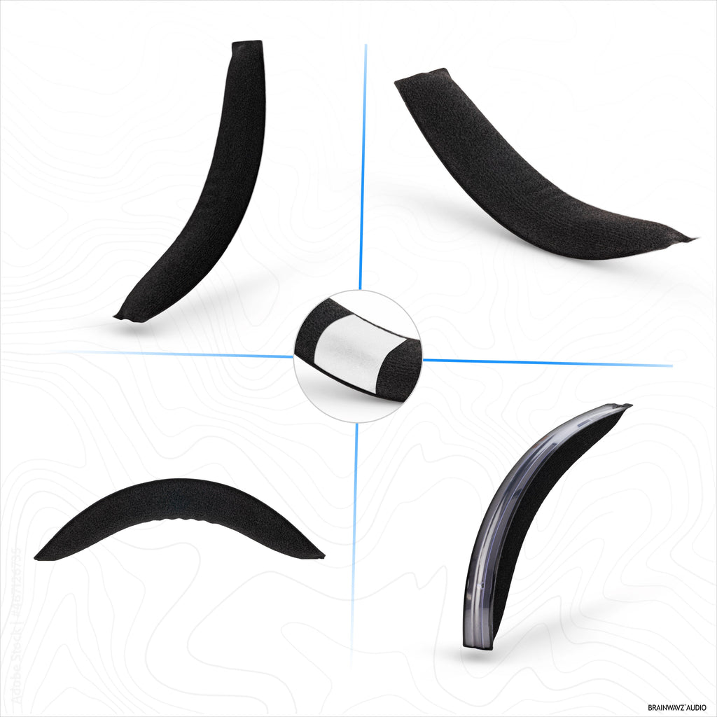 Replacement Soft Velour Headband for SENNHEISER HD700 Headphones - Headset Top Cushion Pad - Easy Slide-In Install, Restore Comfort & Fit