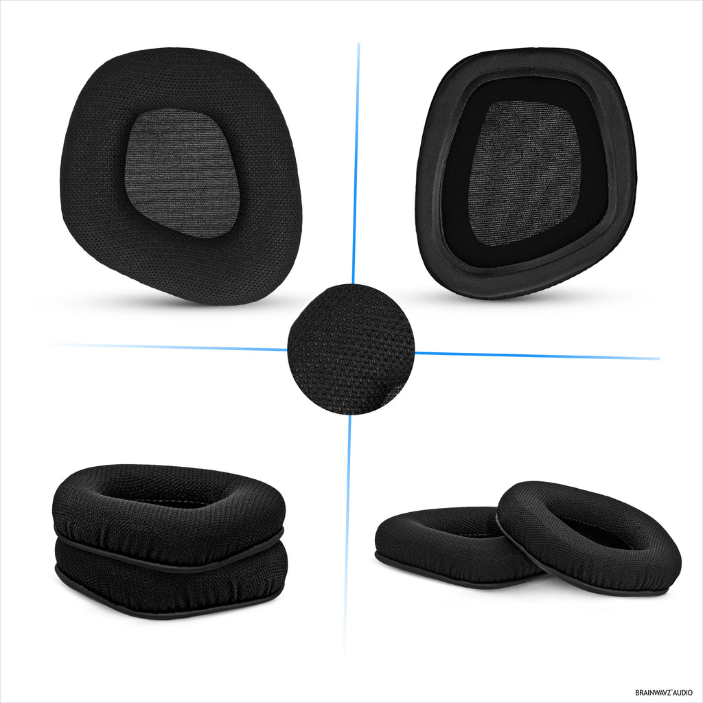 Mesh Fabric Earpads for Corsair Void RGB Elite Wireless, RGB Elite USB, Elite Surround Headsets, Breathable Mesh Fabric & High-Grade Memory Foam