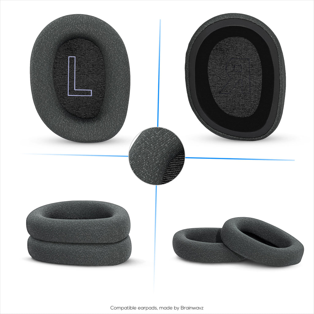 Mesh Fabric Earpads for Logitech G522 Lightspeed Headset, Breathable Mesh Fabric & High-Grade Memory Foam - Thicker, Comfier & Long Lasting