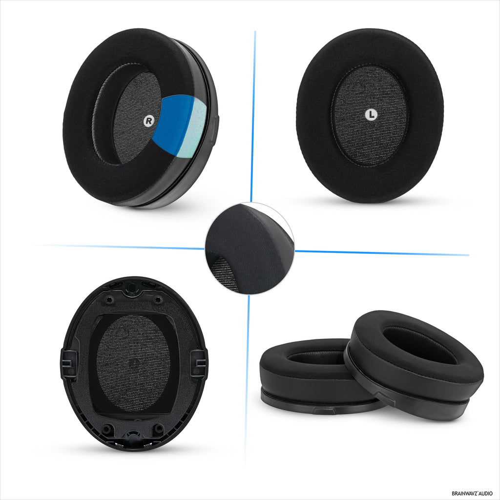 Hybrid Earpads for HyperX Cloud Orbit S, Audeze Penrose, Audeze Penrose X & Audeze Mobius Headsets, Cooling Gel, Super Soft Fabric & Thicker Memory Foam