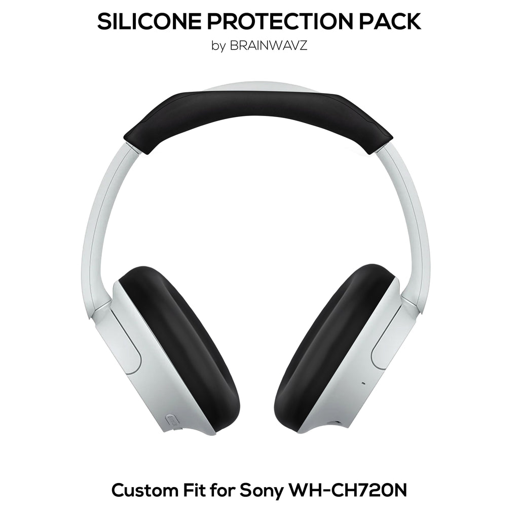 Silicone Protective Cover Set for Sony WH-CH720N - Headband & Earpad Covers – Sweatproof, Dustproof, Non-Slip & Easy to Install