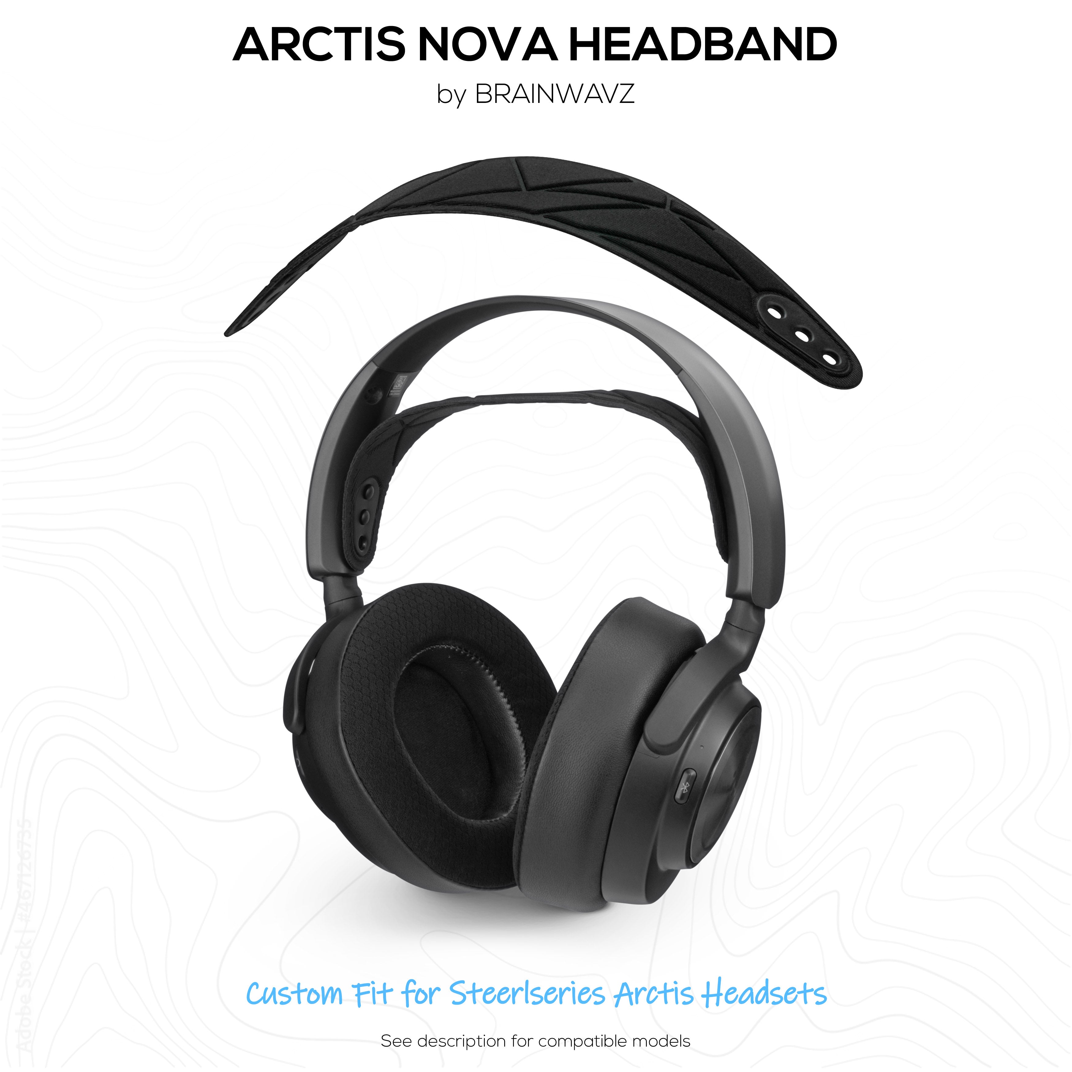 Replacement Headband for SteelSeries Arctis Nova 7P & 7X & More – Cotton-Rich Elastic Suspension Band with 3 Size Settings