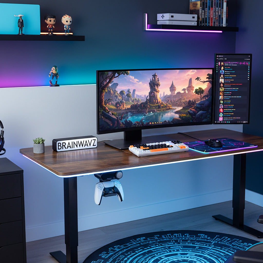 Under Desk Mount & Game Controller Hanger for SteelSeries Arctis Nova Pro Wireless Base Station