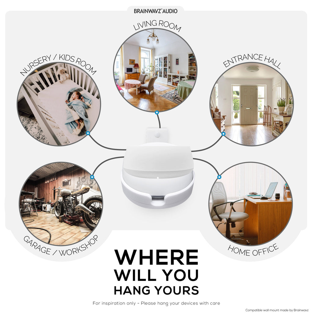 Screwless Wall Mount for TP-Link Deco BE25 Router, Easy To Install Holder, Adhesive & Screw In