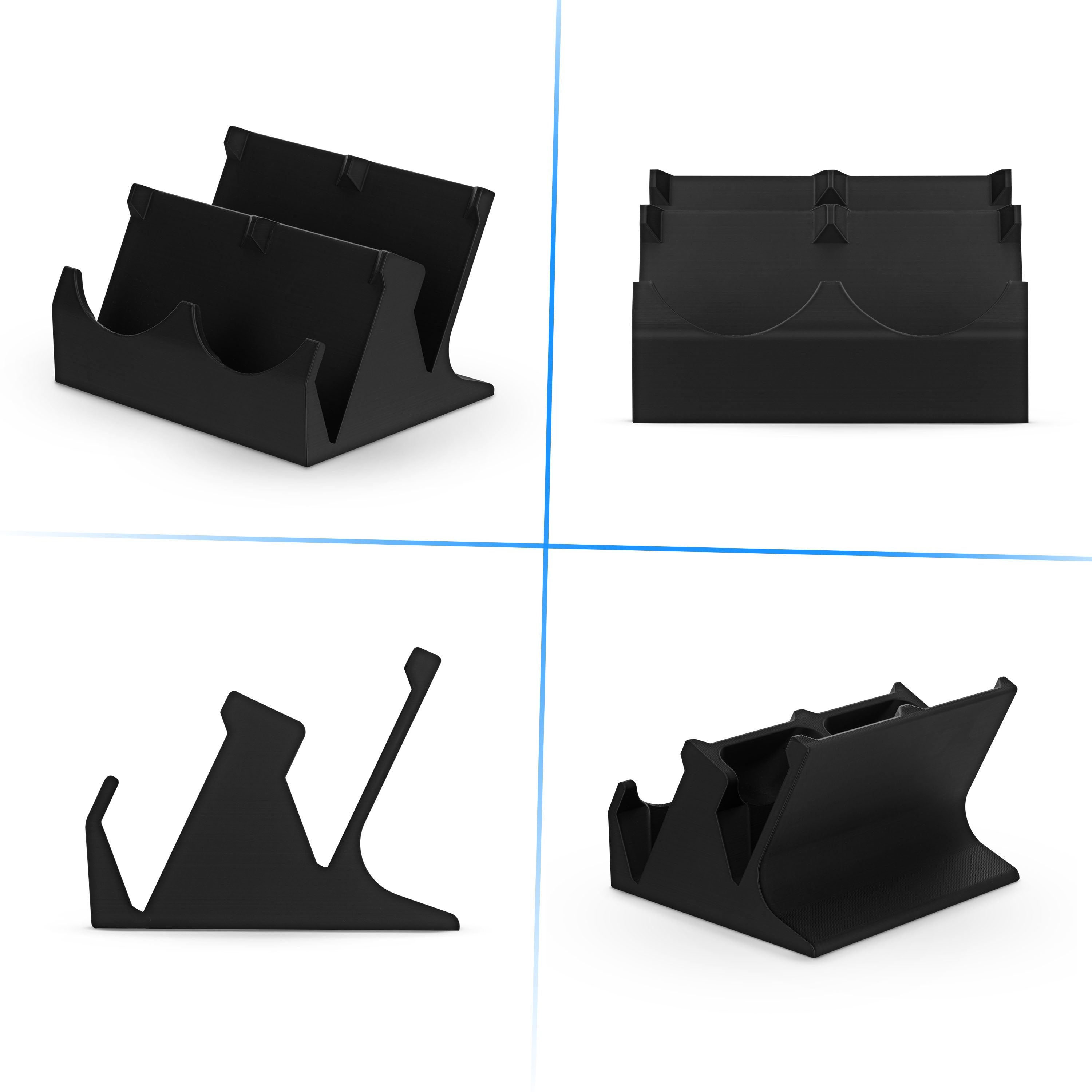 Desktop Quad PC Mouse Stand Holder for Gaming & Office Mice From Logitech, Razer, Corsair & More
