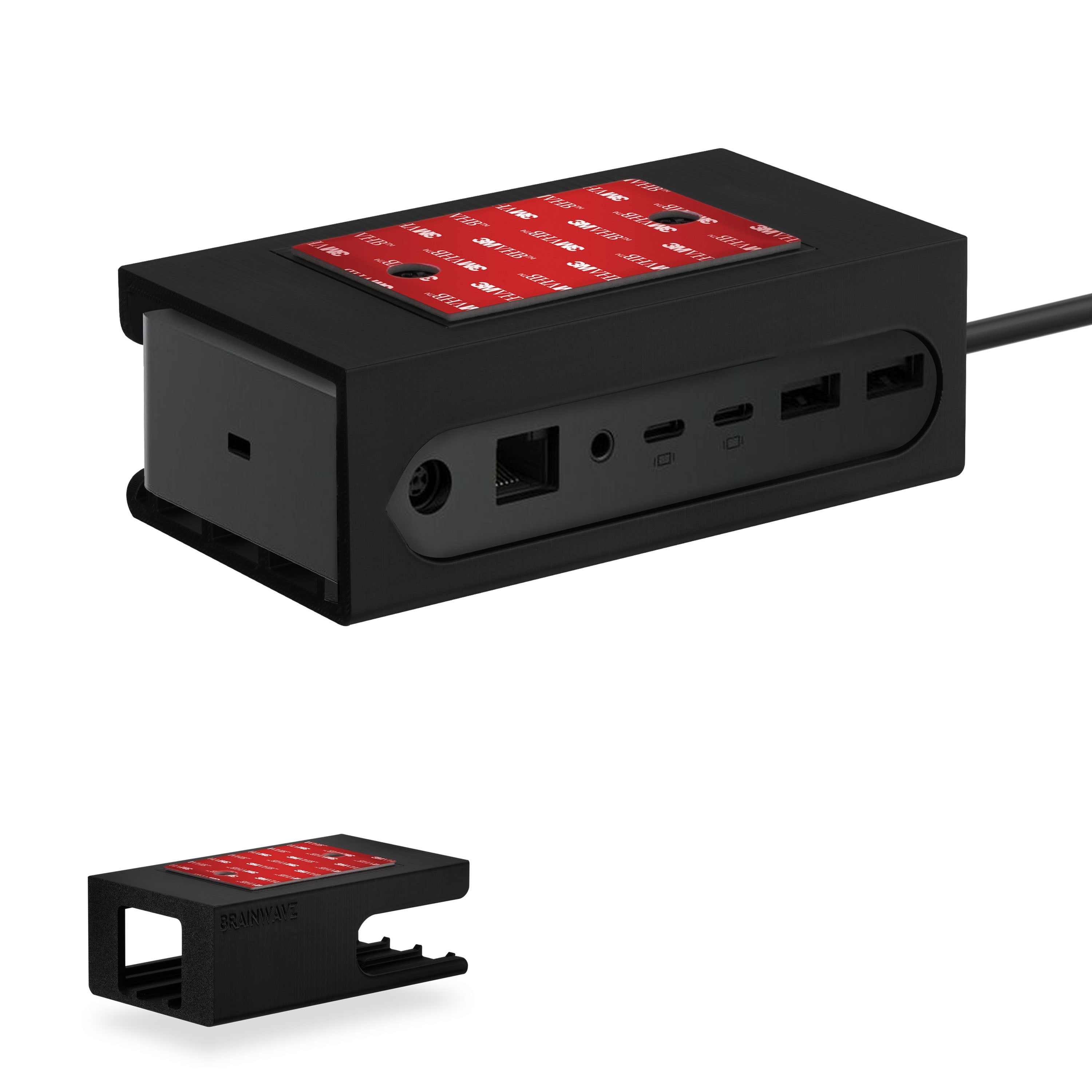 Under Desk Mount for Surface Dock 2, Easy To Install Holder, VHB Adhesive & Screw In