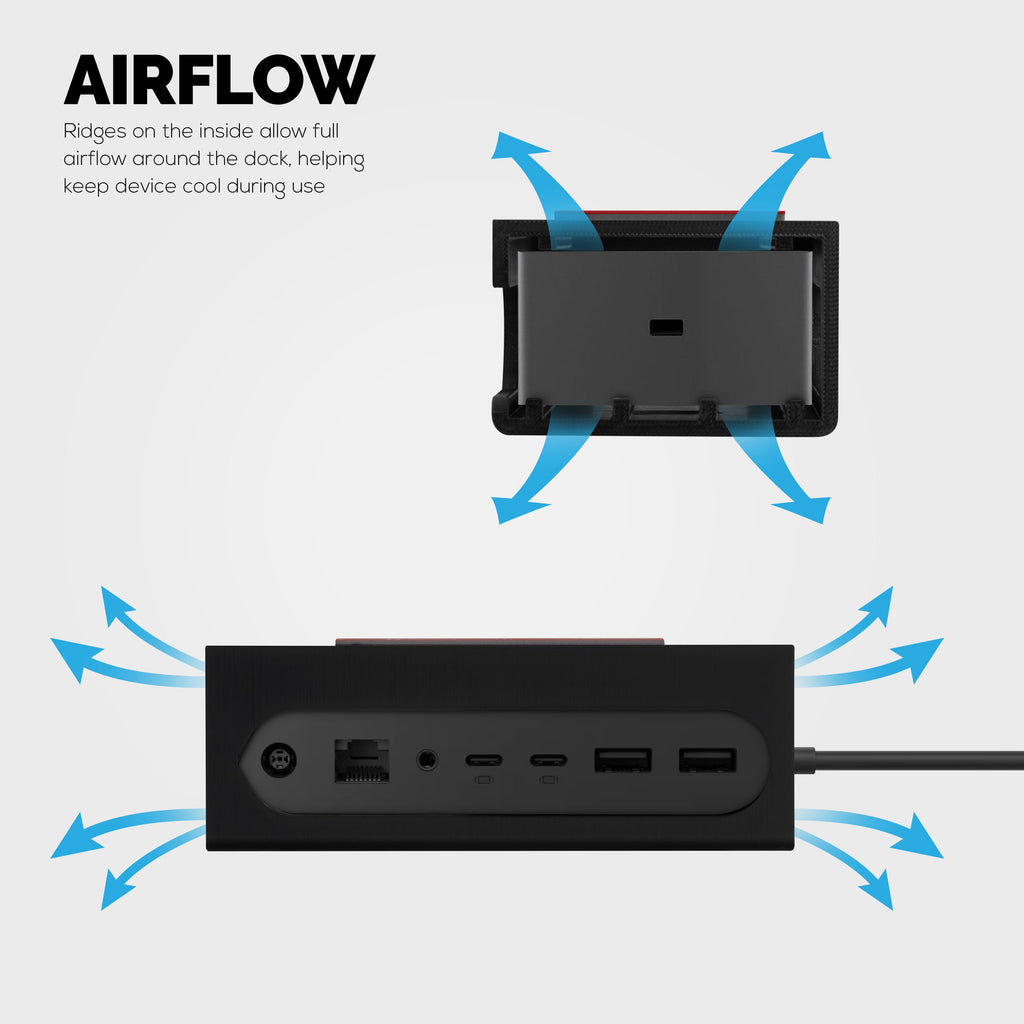 Under Desk Mount for Surface Dock 2, Easy To Install Holder, VHB Adhesive & Screw In