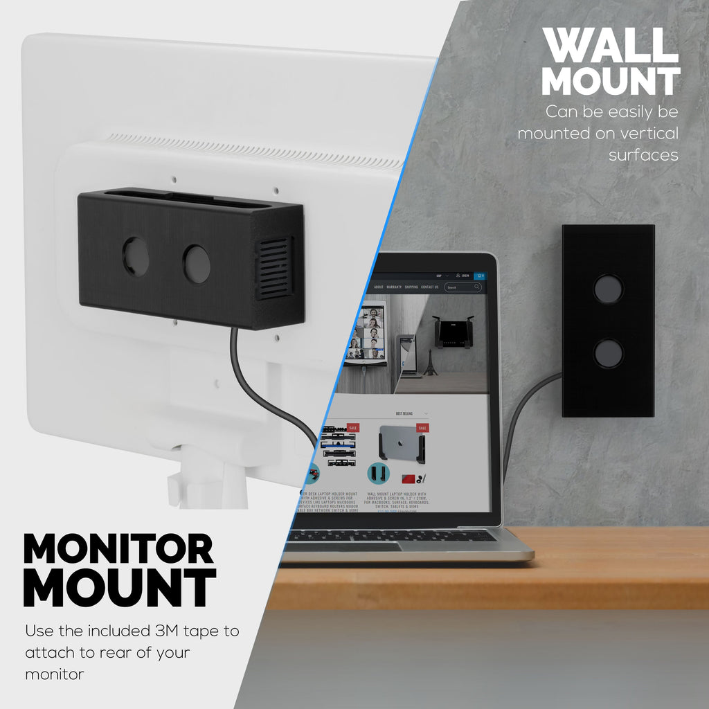 Under Desk Holder for Dell D3100 Dock, Easy To Install, Strong VHB Mount with Screw In Option