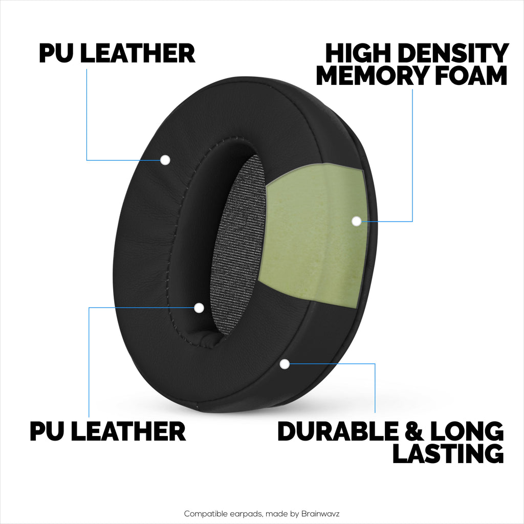 Replacement Earpads for Sennheiser HD4.50BT HD4.50BTNC HD450BT HD4.50SE HD4.40BT HD4.30G HD4.20S HD458BT HD450 HD400S HD 350BT. Soft PU Leather + Memory Foam