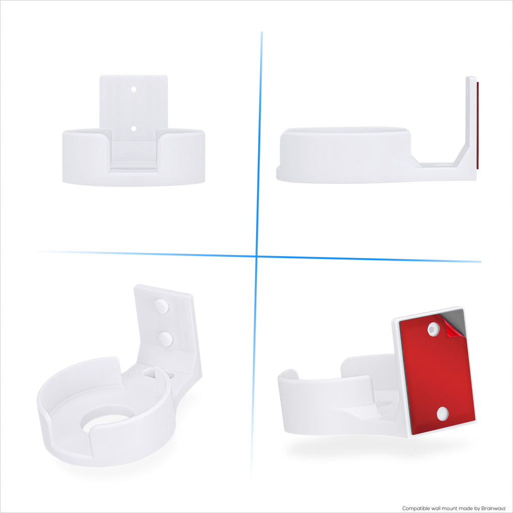 Adhesive Wall Mount for TP Link BE63 (BE1000) WiFi Mesh Router, Easy To Install Holder, Stick On & Screw In Mounting