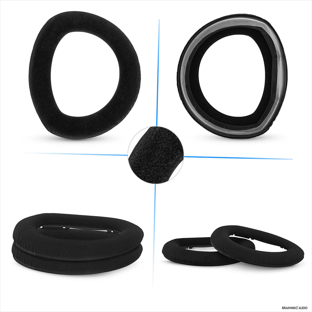 Replacement Earpads for Sennheiser HD800 Headphones - PU Leather & Soft Foam