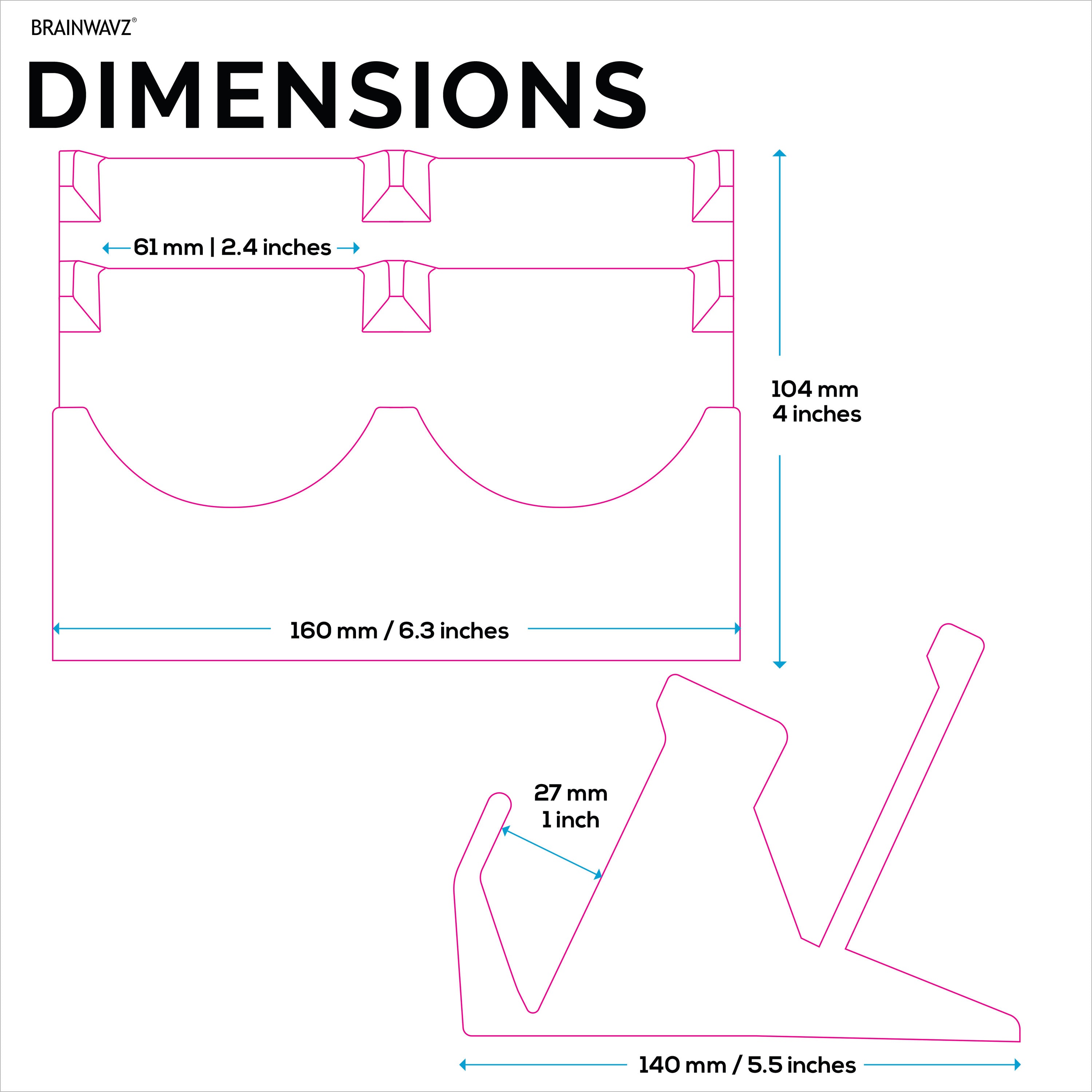 Desktop Quad PC Mouse Stand Holder for Gaming & Office Mice From Logitech, Razer, Corsair & More
