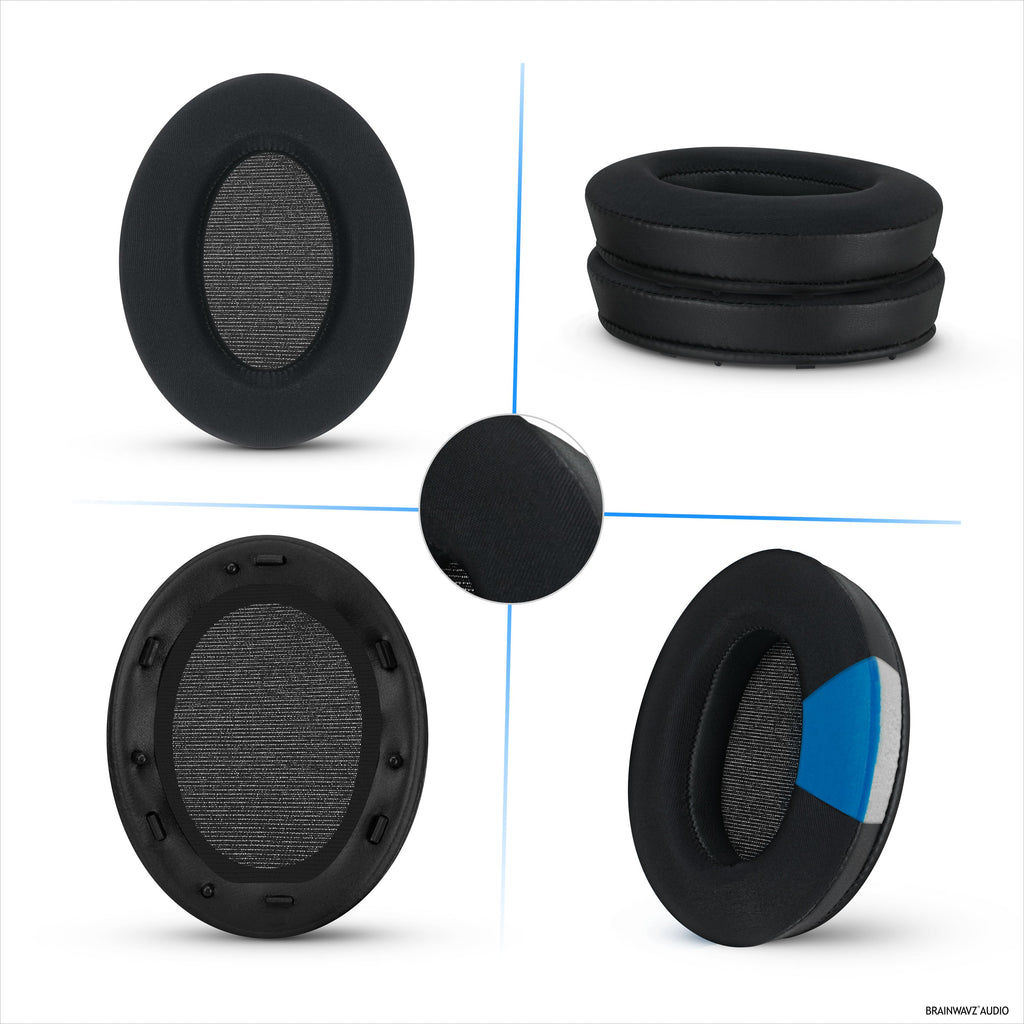 Hybrid Gel Earpads for Sony WH-1000XM3 Headphones, Cool Gel, Super Soft Fabric, PU Leather & Thicker Memory Foam