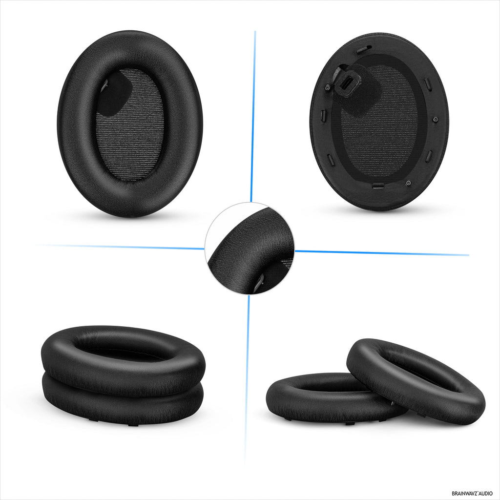 Sheepskin Earpads for Sony WH-1000XM4 Headphones, Soft Real Leather, Memory Foam Extra Comfort, Durable & Long Lasting