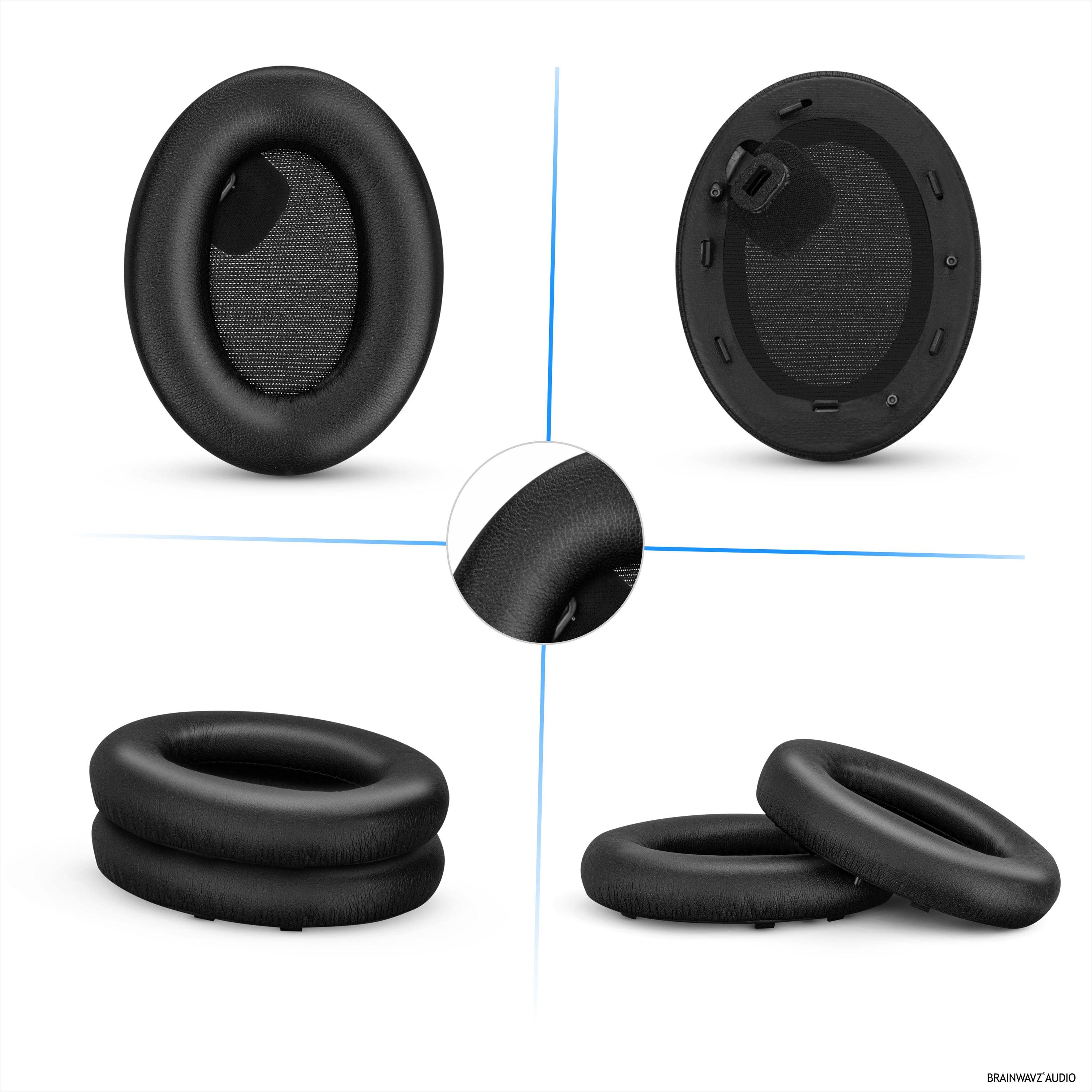 Sheepskin Earpads for Sony WH-1000XM4 Headphones, Soft Real Leather, Memory Foam Extra Comfort, Durable & Long Lasting