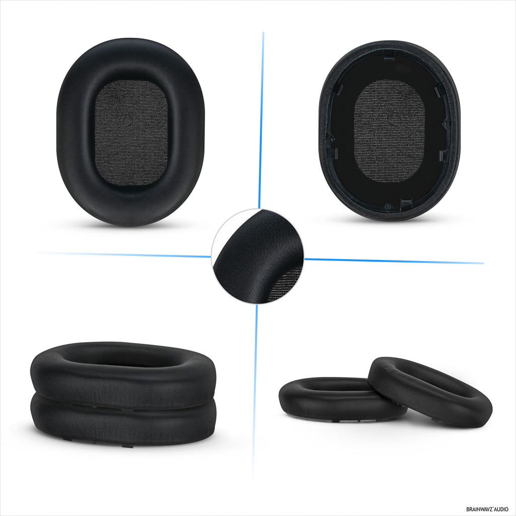 Sheepskin Earpads for Sony WH-1000XM5 Headphones, Soft Real Leather, Memory Foam Extra Comfort, Durable & Long Lasting Ear Cushions
