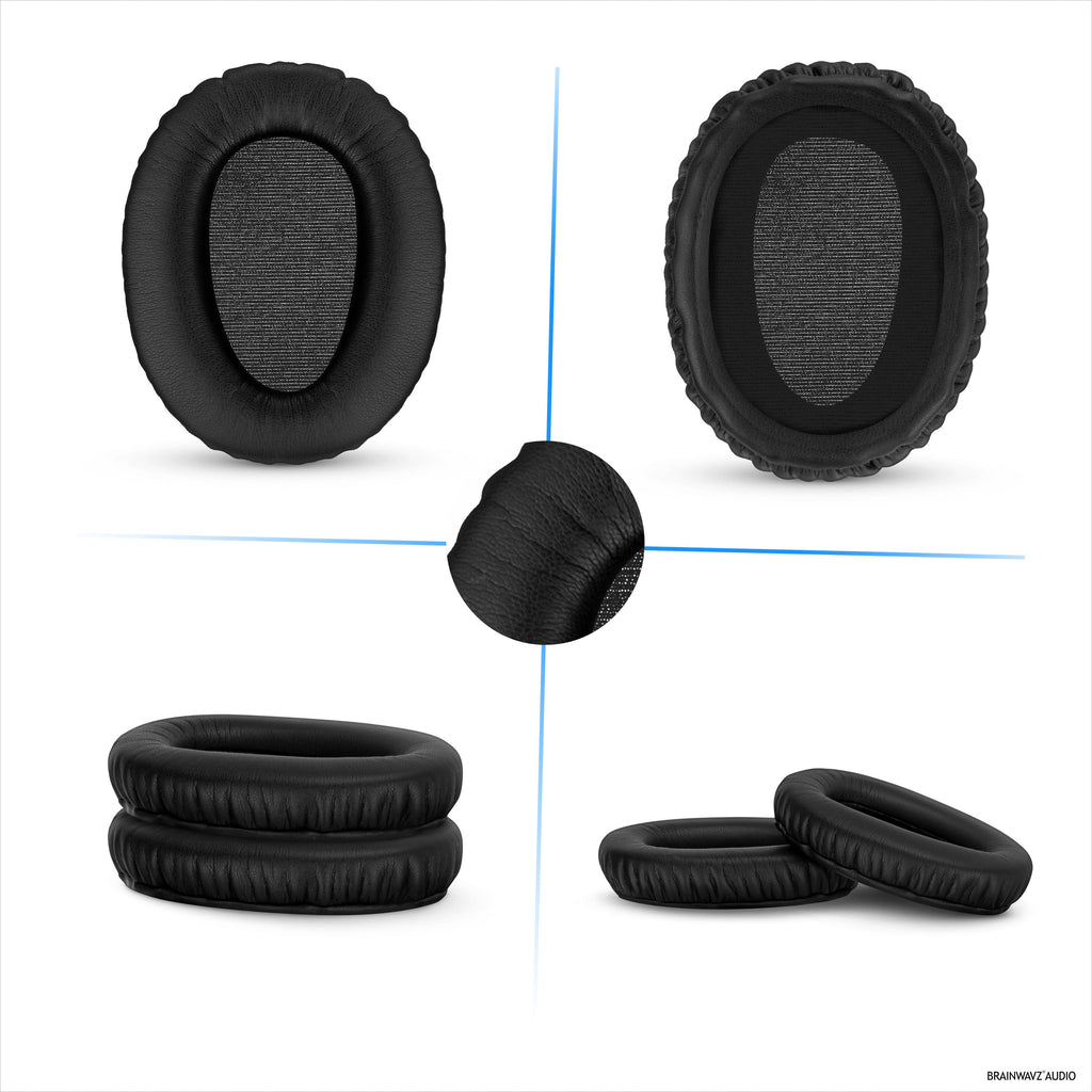 Replacement Earpads for Sony WH-CH700N, MDR-ZX770 (ZX770BN), MDR-ZX780 (ZX780DC) & MDR-10R Headphones, PU Leather, Memory Foam