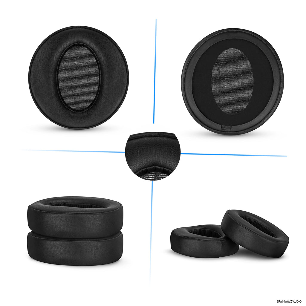 Replacement Earpads for Sony MDR-XB950BT, XB950N1, XB950B1, XB950AP & XB950/H Headphones, PU Leather, Memory Foam