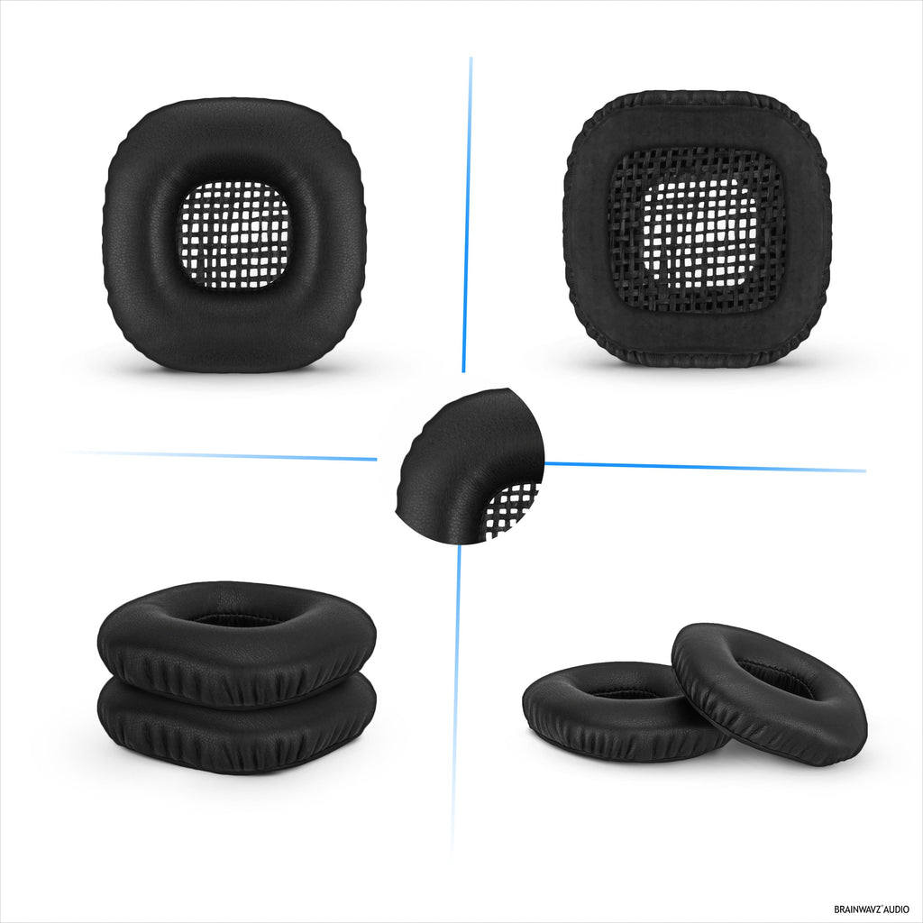 Replacement Earpads for Marshall Major 2 Headphones, PU Leather, Memory Foam for Extra Comfort, Upgraded, Durable & Long Lasting Ear Cushions