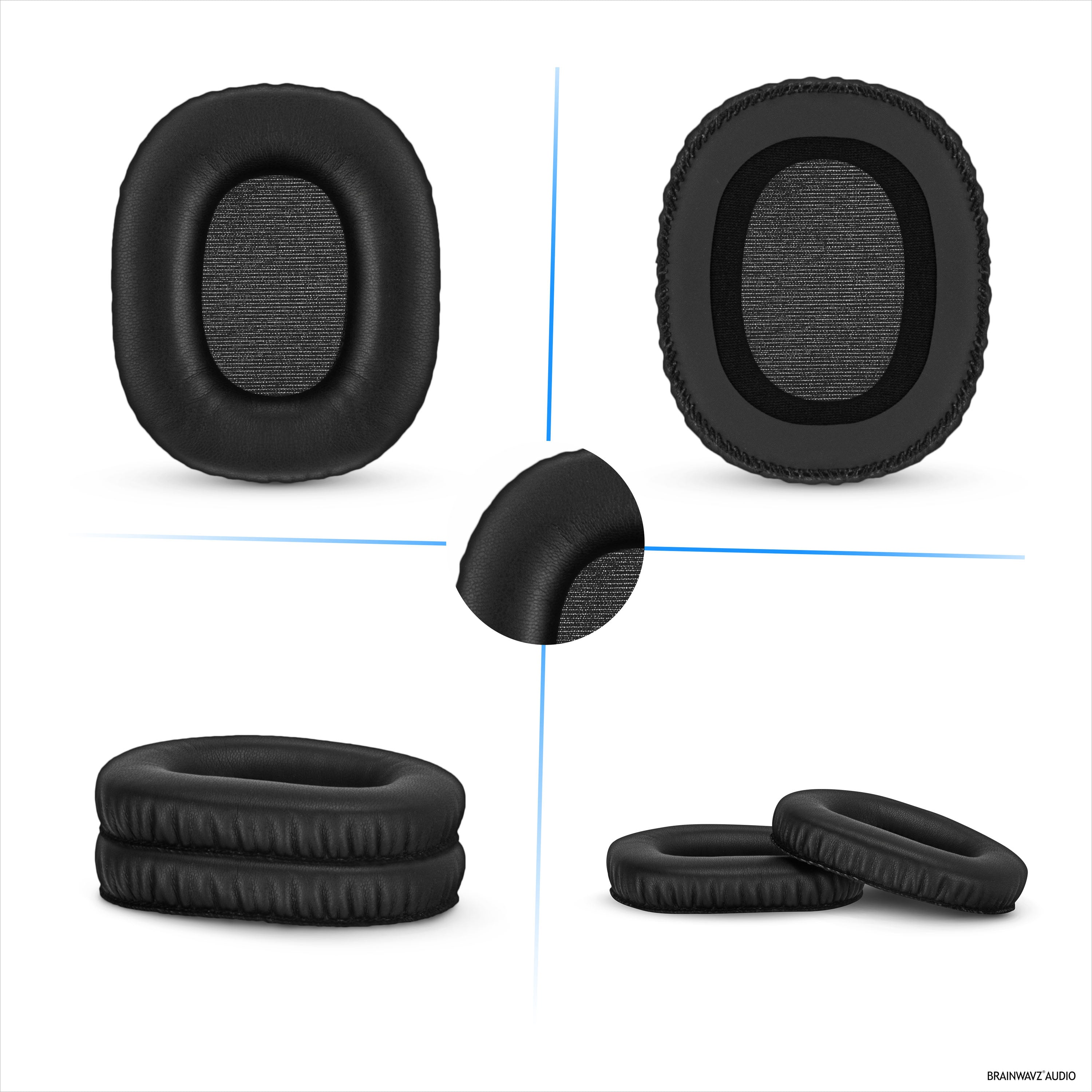 Replacement Earpads for Marshall Monitor / Monitor Bluetooth (1st Gen) Headphones, PU Leather, Memory Foam for Extra Comfort, Upgraded, Durable & Long Lasting Ear Cushion