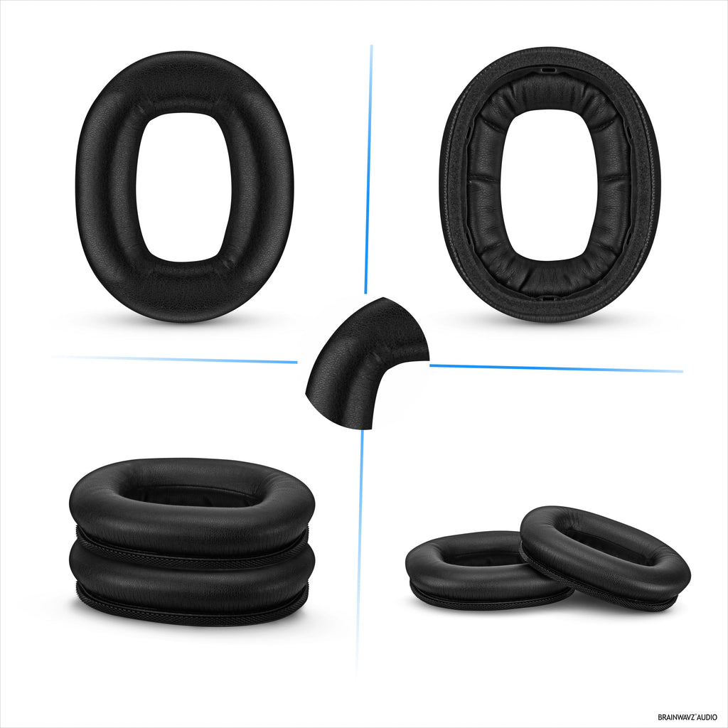 Replacement Earpads for Marshall Monitor 2 Headphones, PU Leather, Memory Foam for Extra Comfort, Upgraded, Durable & Long Lasting Ear Cushions