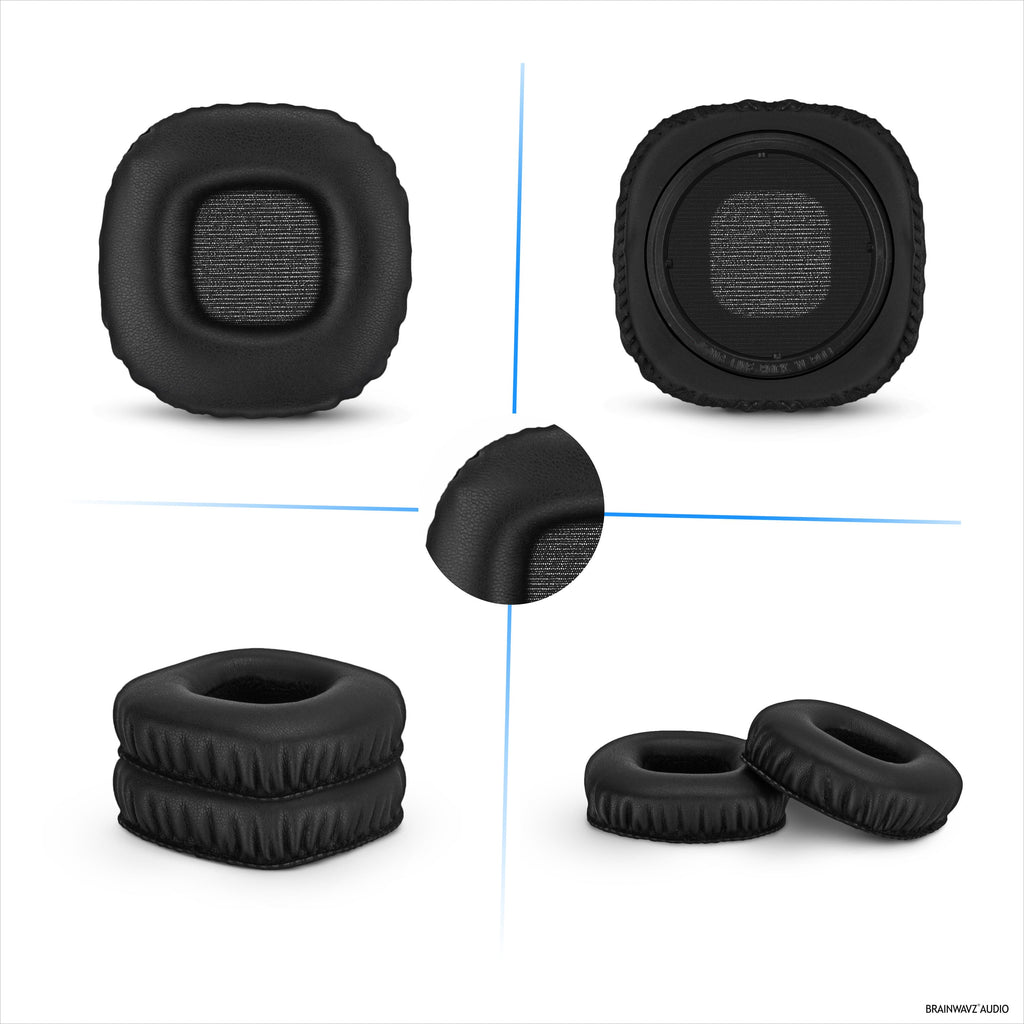 Replacement Earpads for Marshall MID-ANC Headphones, PU Leather, Memory Foam for Extra Comfort, Upgraded, Durable & Long Lasting Ear Cushions
