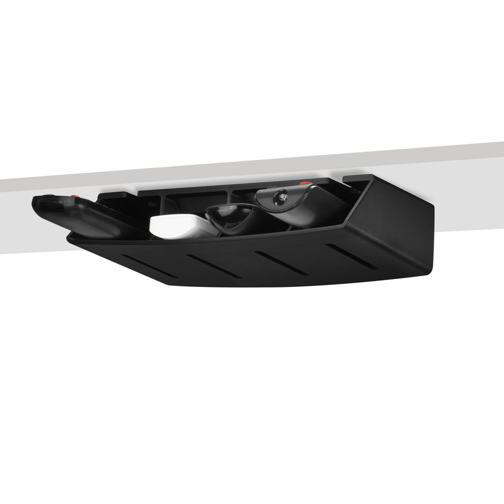 Universal Remote Control Holder – Removable Wall & Under-Desk Mount for TV, DVD, Streaming, AC Remotes & More – Space-Saving Organizer