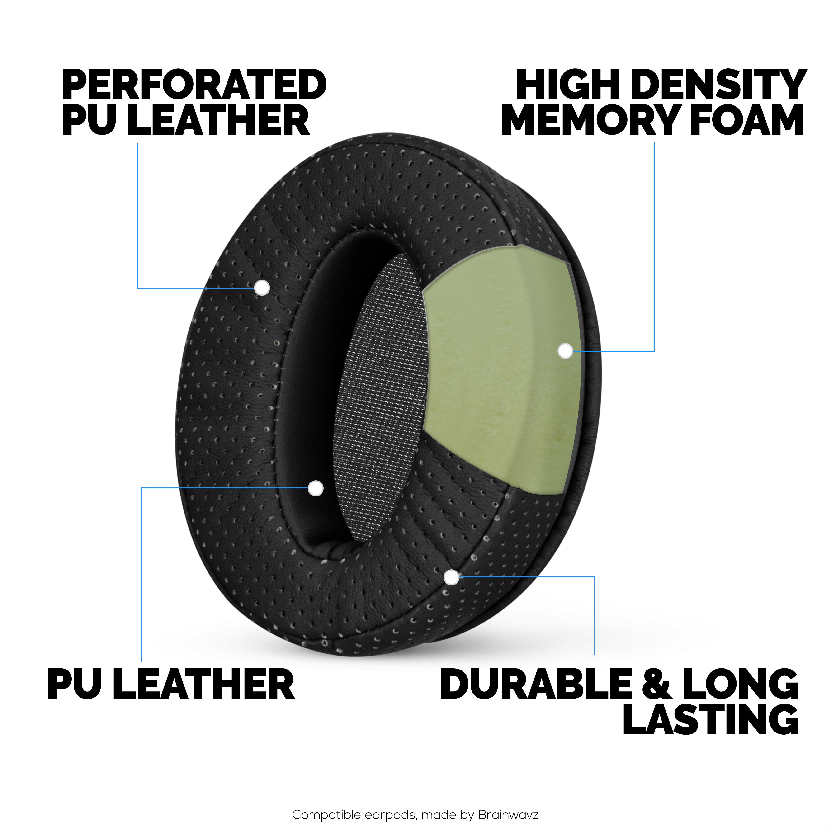 Replacement Perforated Earpads for Sennheiser HD4.50BT HD4.50BTNC HD450BT HD4.50SE HD4.40BT HD4.30G HD4.20S HD458BT HD450 HD400S & HD 350BT - PU Leather & Memory Foam
