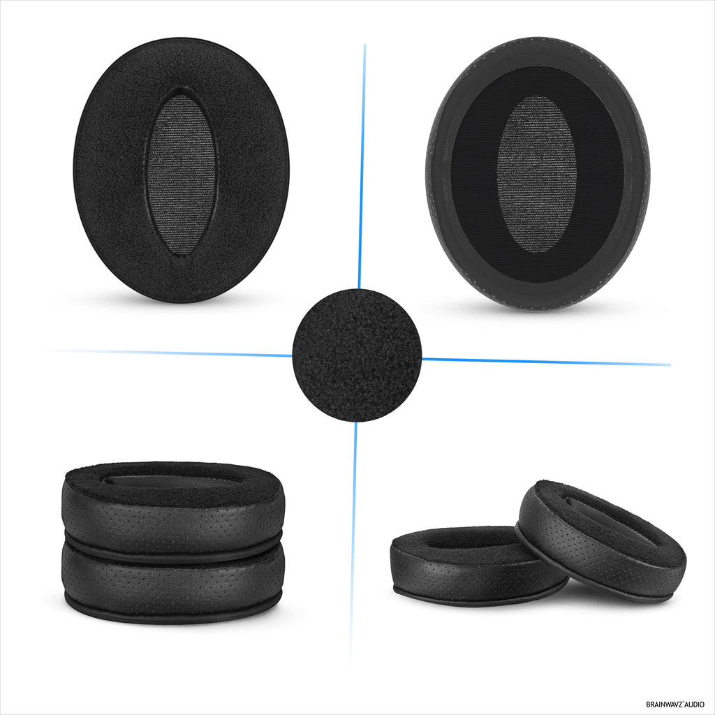 Replacement Hybrid Earpads for Sennheiser HD4.50BT HD4.50BTNC HD450BT HD4.50SE HD4.40BT HD4.30G HD4.20S HD458BT HD450 HD400S HD 350BT. PU Leather Velour  Memory Foam