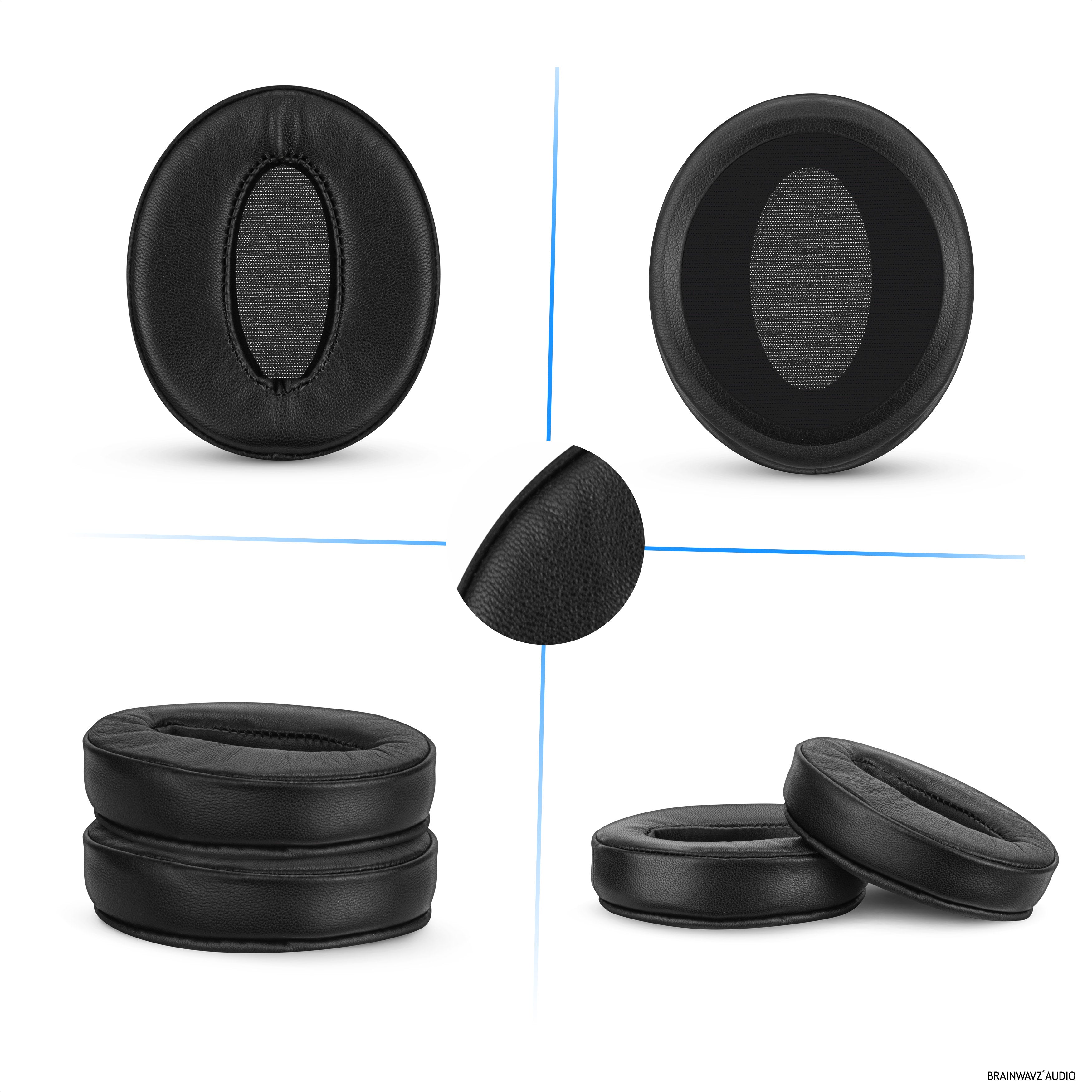 Replacement Earpads for Sennheiser HD4.50BT HD4.50BTNC HD450BT HD4.50SE HD4.40BT HD4.30G HD4.20S HD458BT HD450 HD400S HD 350BT. Soft Real Leather + Memory Foam