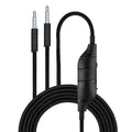 Replacement Audio Cable Compatible with Logitech G633, G635, G933, G935 – Inline Mic/Remote with Mute & Volume Control – Nylon Braided Gaming Headset Cord