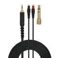 Replacement Audio Cable Compatible with Shure SRH1440, SRH1540, SRH1840 Headsets – MMCX to 3.5mm Gold-Plated Connectors with 6.5mm Adapter