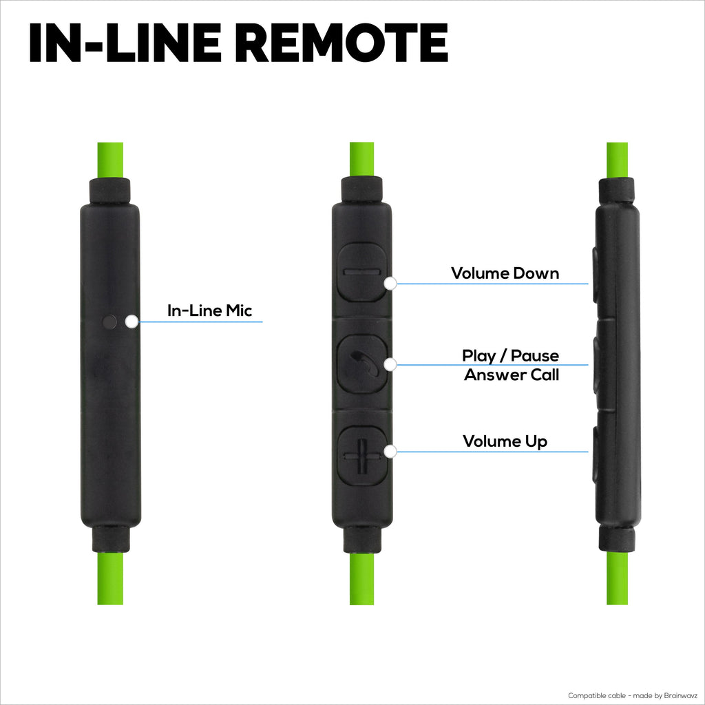 Replacement Audio Cable Compatible with AKG K430 K450 K451 K452 K480 & Q460 – In-Line Remote