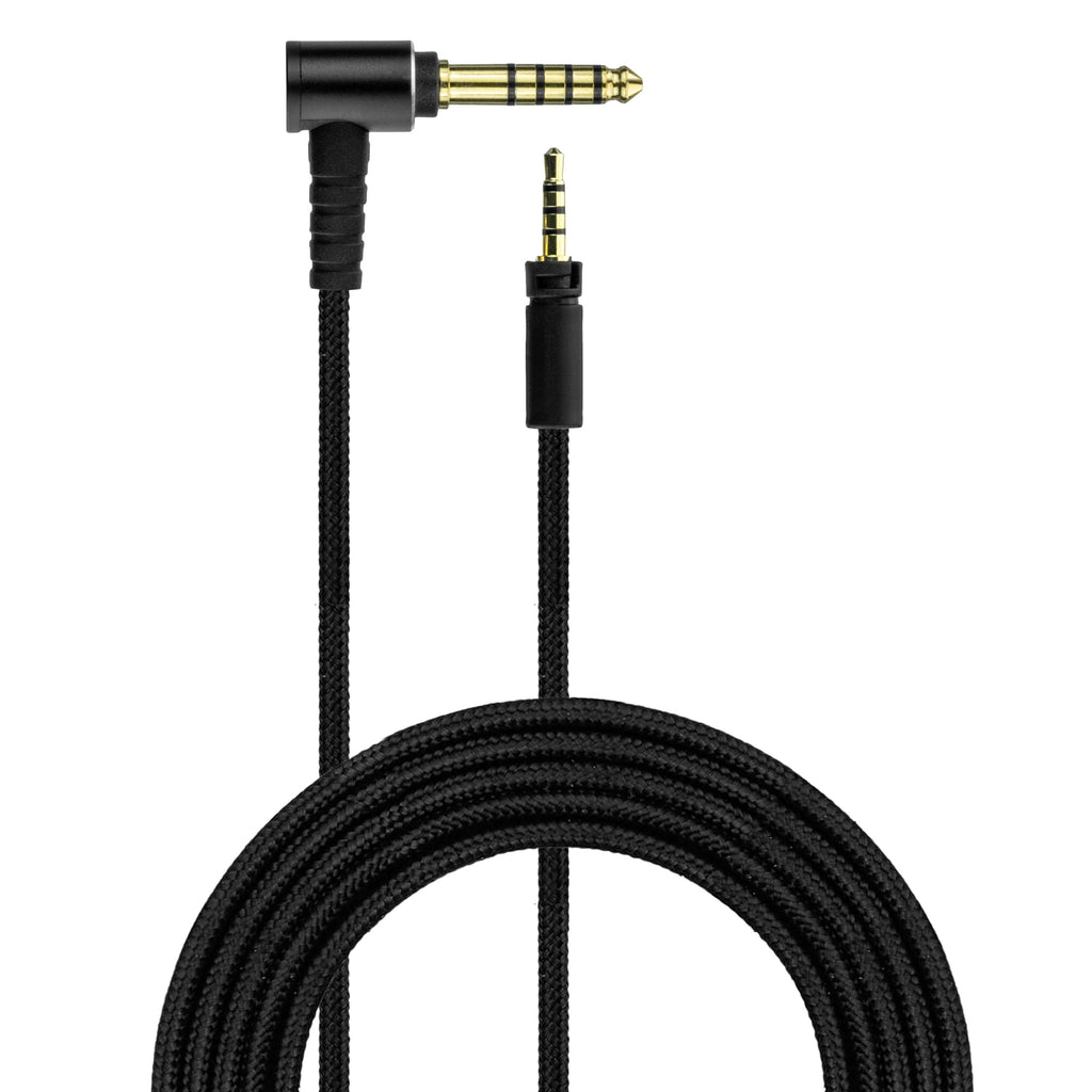 Balanced Audio Cable Compatible with Sennheiser Momentum Headphones – 2.5mm Twist-Lock to 4.4mm TRRRS Balanced Gold-Plated Jacks