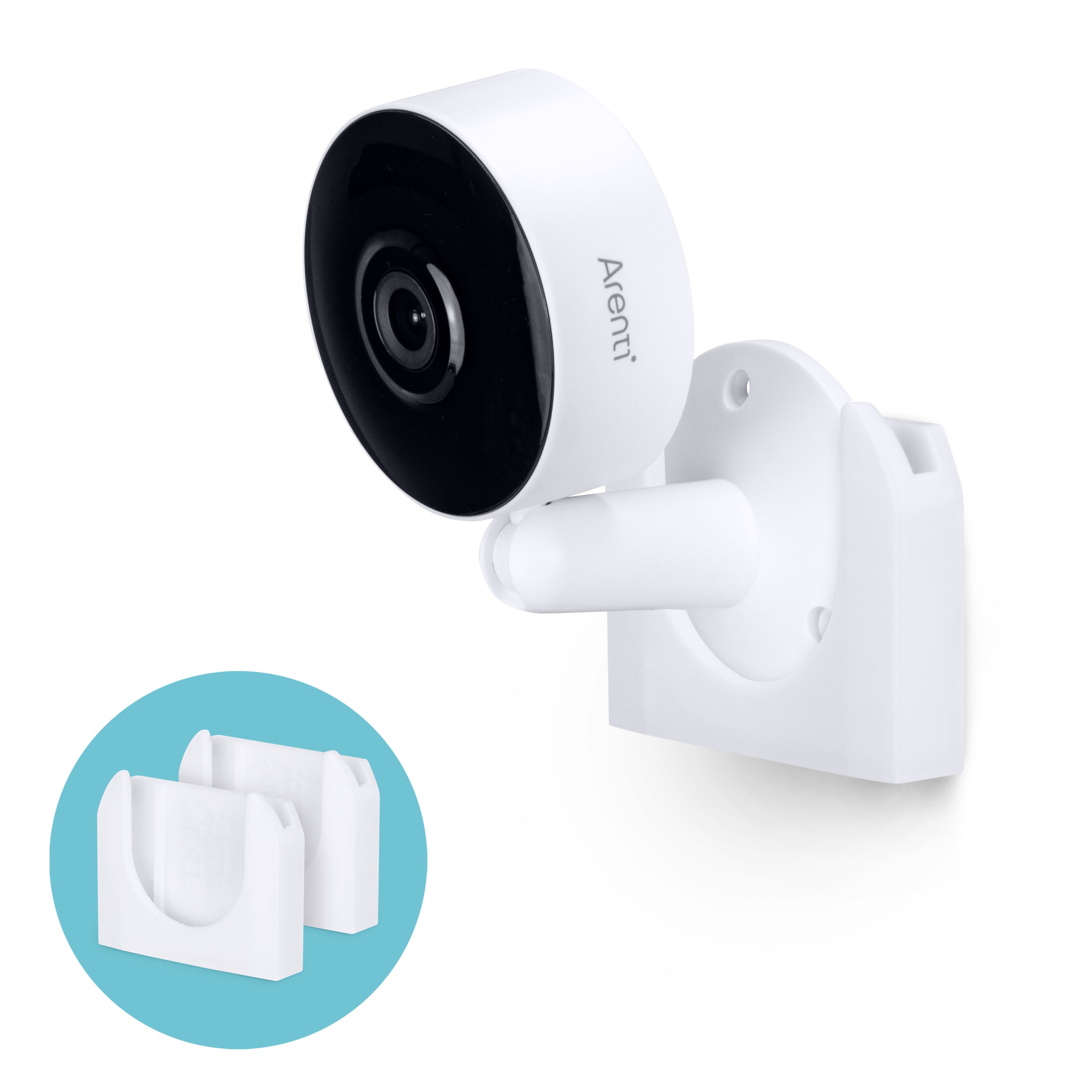 2-Pack Wall Mount For Arenti IN1 Security Camera Wall Mount, Adhesive Holder, Easy to Install Bracket, No Screws or Drilling