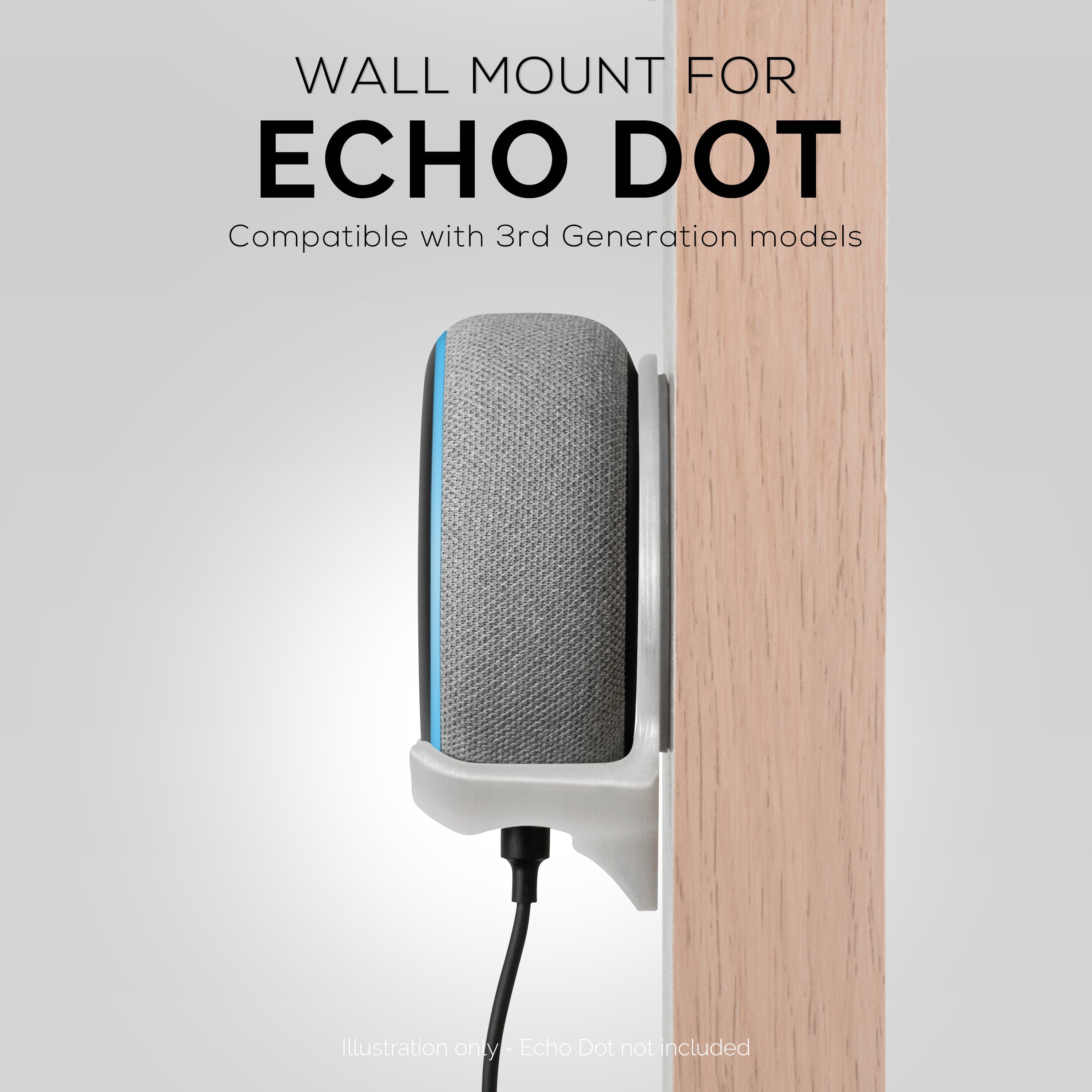 Echo Dot Adhesive Wall Mount Holder Bracket