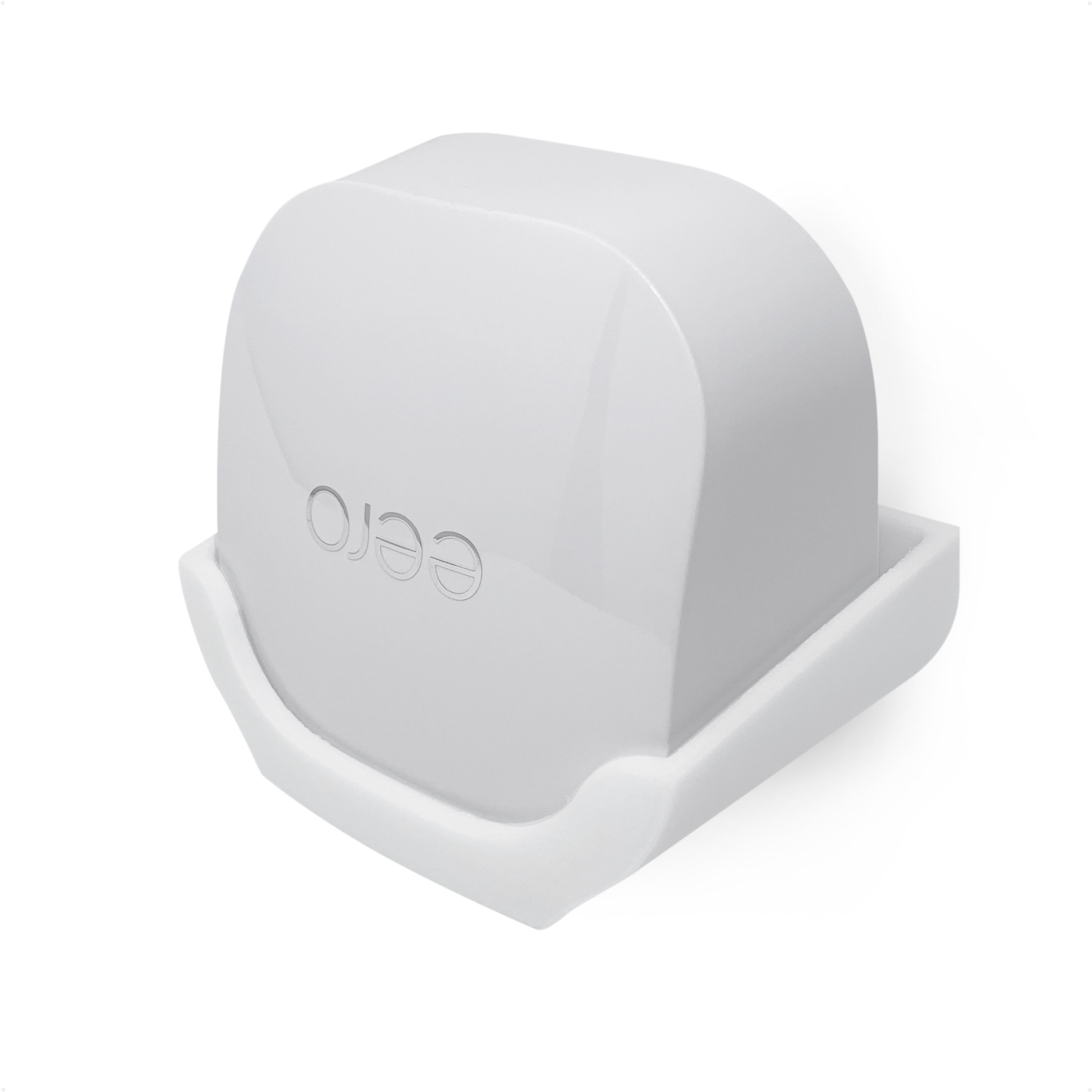 Screwless Wall Mount For EERO 6 Plus Mesh Wifi Router (ONLY WORKS WITH 6 PLUS), Strong VHB Adhesive, Easy to Install, Reduce Interference & Increase Range, Stick On & Screw-in Mounting
