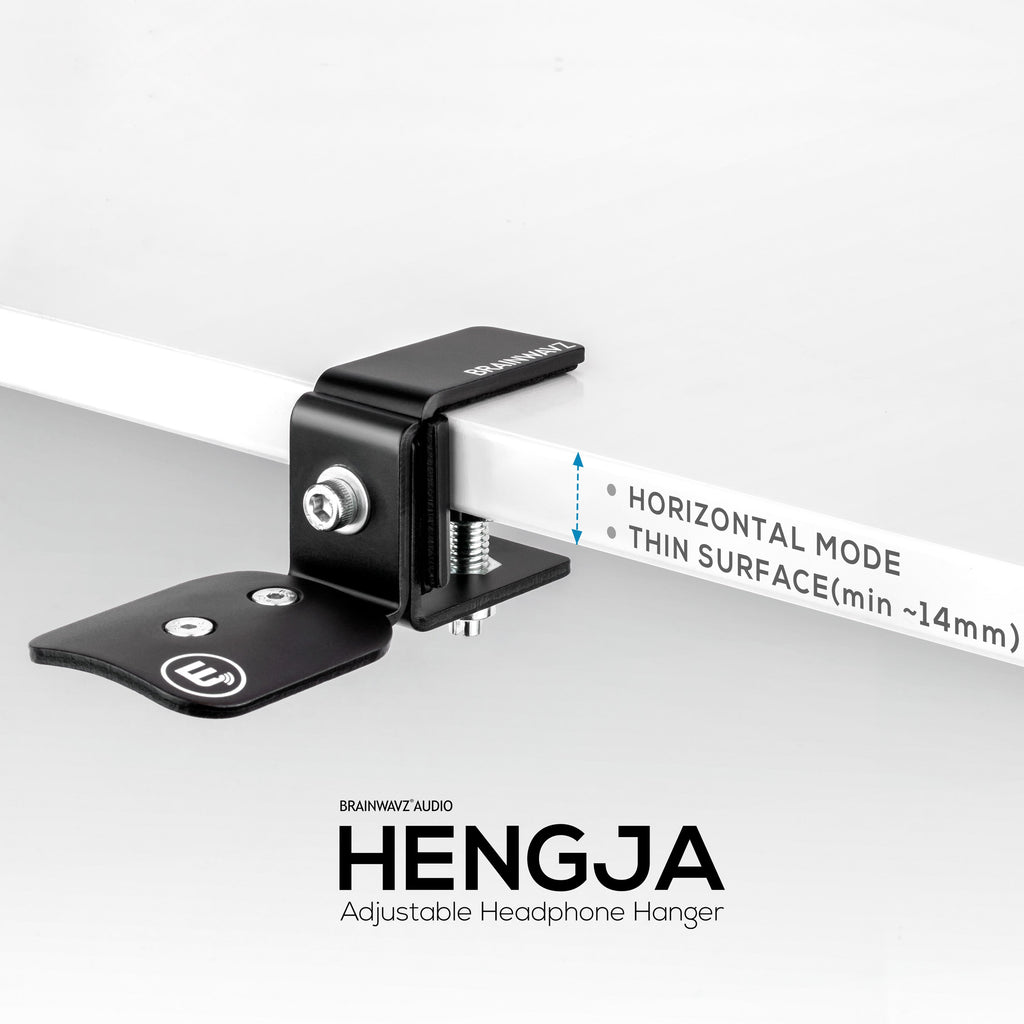 Hengja - All Metal Adjustable Headphone Hanger Stand