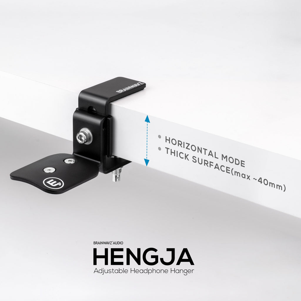 Hengja - All Metal Adjustable Headphone Hanger Stand