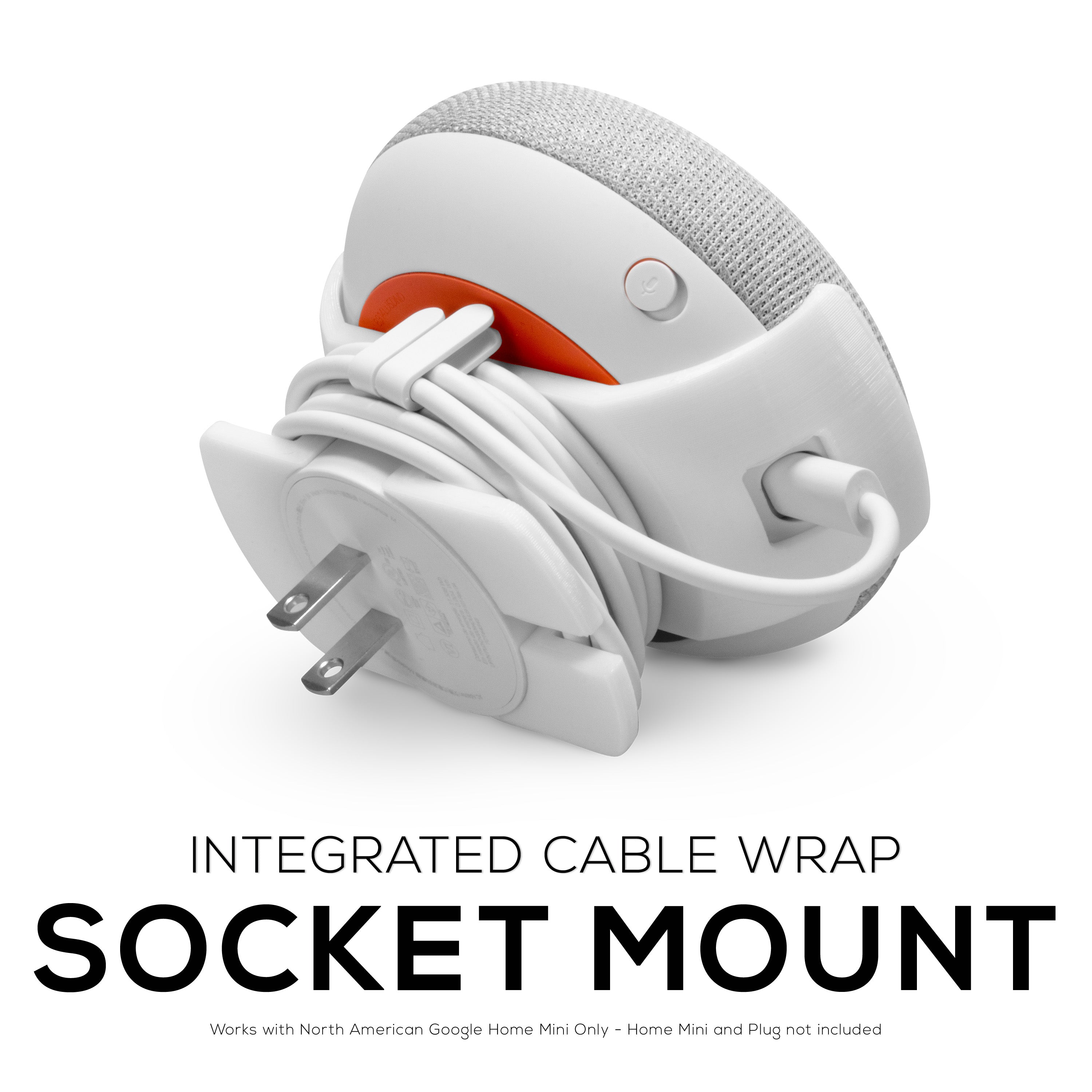 Google Nest Home Mini - Wall Socket Mount