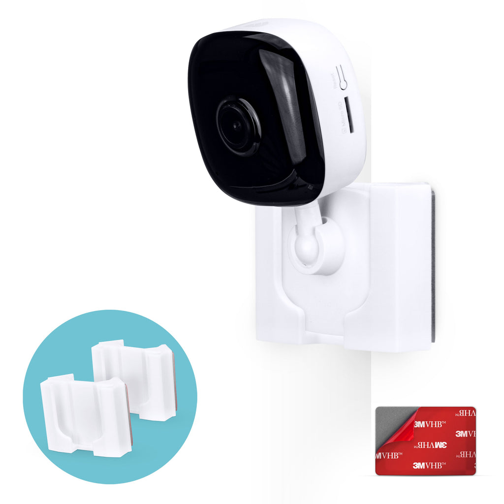 Corner Wall Mount for Kasa Spot KC100, KC105, EC60  (2 Pack) Security Camera - Adhesive Holder, No Hassle Bracket, Strong 3M VHB Tape, No Screws, No Mess Install